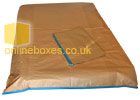 Double Matress Brown Cover for Moving House